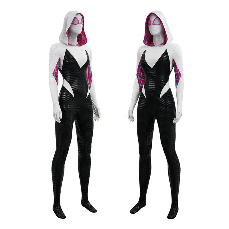 Spider-Gwen Cosplay Costume Across the Spider-Verse Spider-Man Outfit for Women