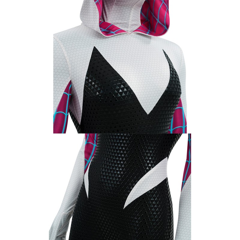 Spider-Gwen Cosplay Costume Across the Spider-Verse Spider-Man Outfit for Women