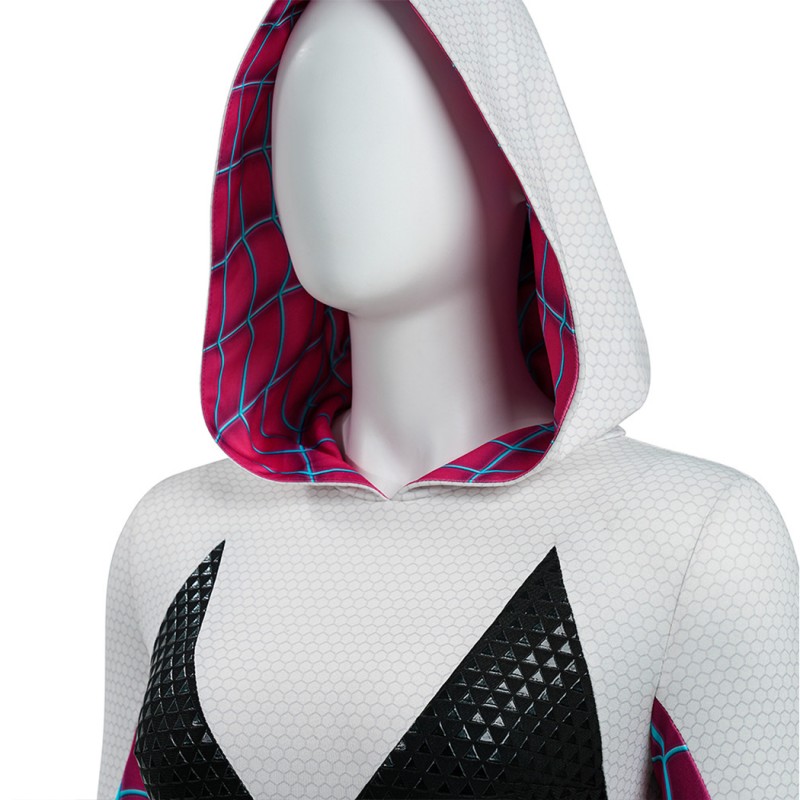 Spider-Gwen Cosplay Costume Across the Spider-Verse Spider-Man Outfit for Women