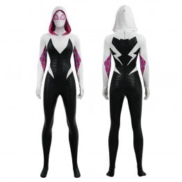 Ready To Ship - Spider-Gwen Cosplay Costume Across the Spider-Verse Spider-Man Outfit for Women