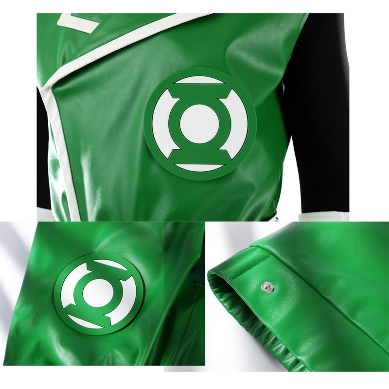 Guy Gardner Green Lantern Cosplay Costume Superhero Suit for Men