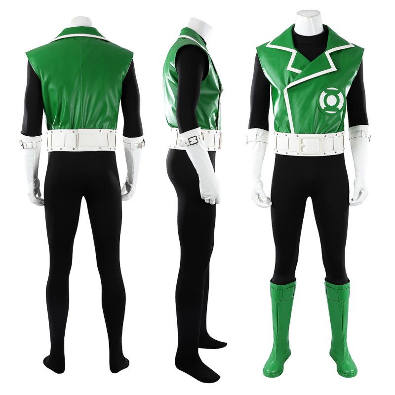 Guy Gardner Green Lantern Cosplay Costume Superhero Suit for Men