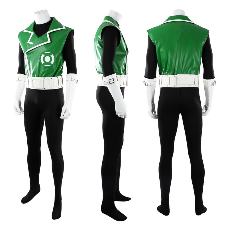 Guy Gardner Green Lantern Cosplay Costume Superhero Suit for Men