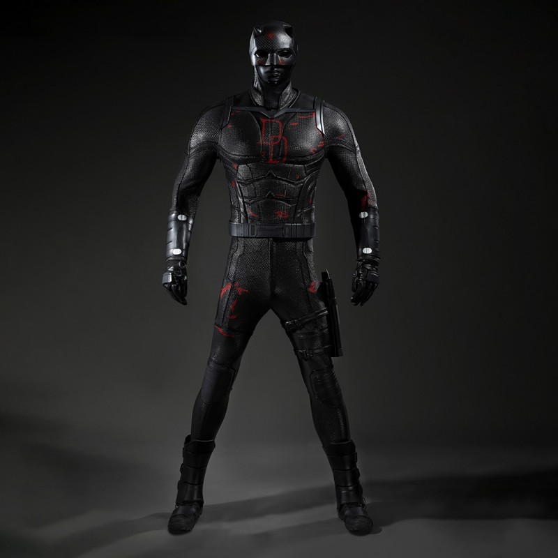 Matt Murdock Cosplay Costume Daredevil Born Again Season 2 Suit Superhero Outfit