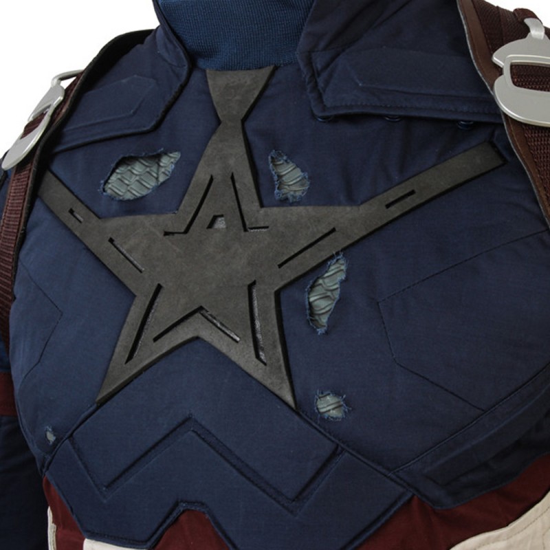 Steve Rogers Captain America Costume Avengers Infinity War Cosplay Suit