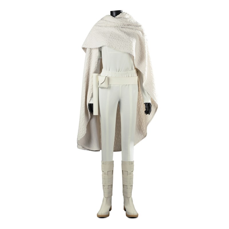 Padme Amidala Costume Star Wars Attack of the Clones Cosplay Suit White Outfit