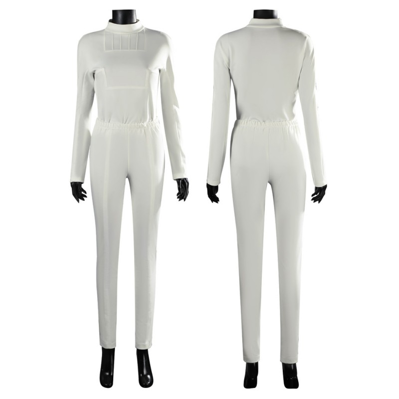 Padme Amidala Costume Star Wars Attack of the Clones Cosplay Suit White Outfit