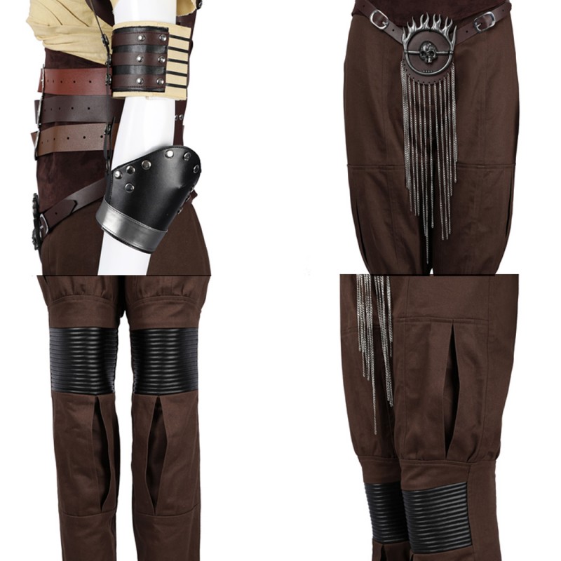 Furiosa A Mad Max Saga Cosplay Costume Women Halloween Outfit Full Set