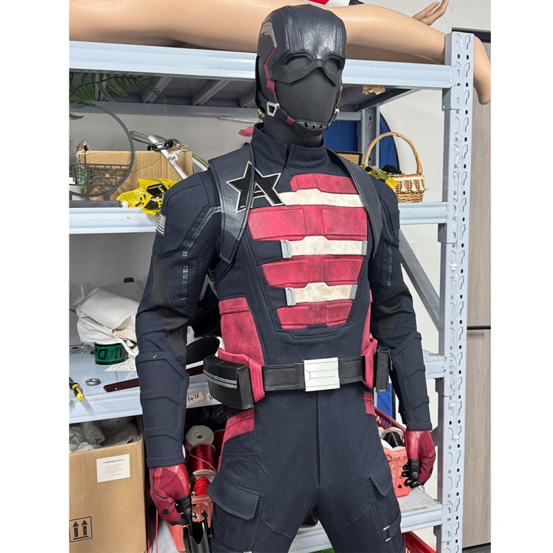 Thunderbolts U.S. Agent Cosplay Costume John Walker Superhero Suit Full Set Adult