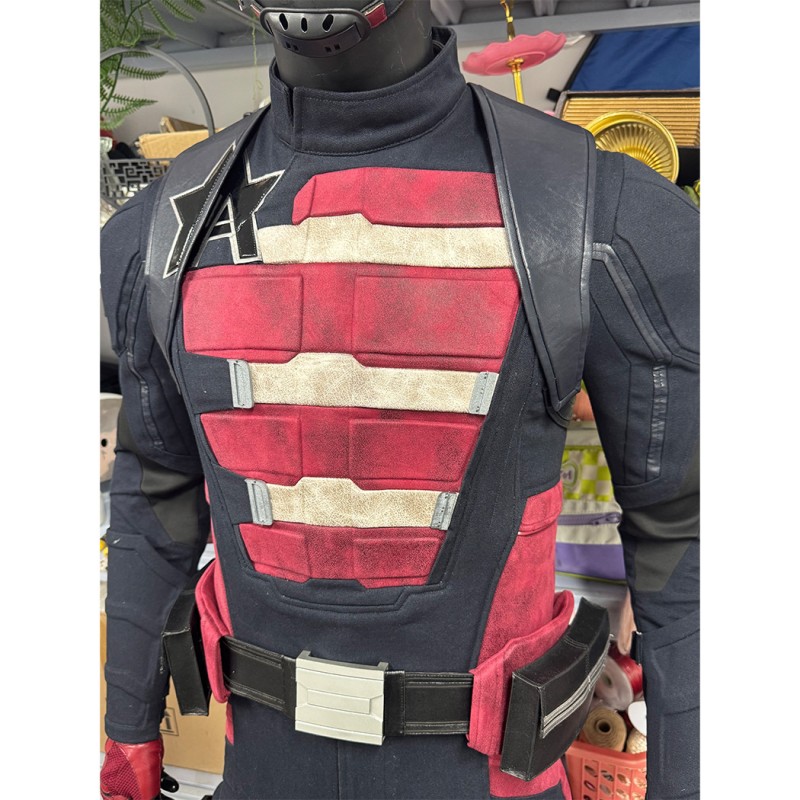 Thunderbolts U.S. Agent Cosplay Costume John Walker Superhero Suit Full Set Adult