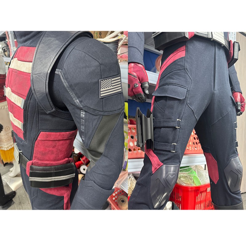 Thunderbolts U.S. Agent Cosplay Costume John Walker Superhero Suit Full Set Adult