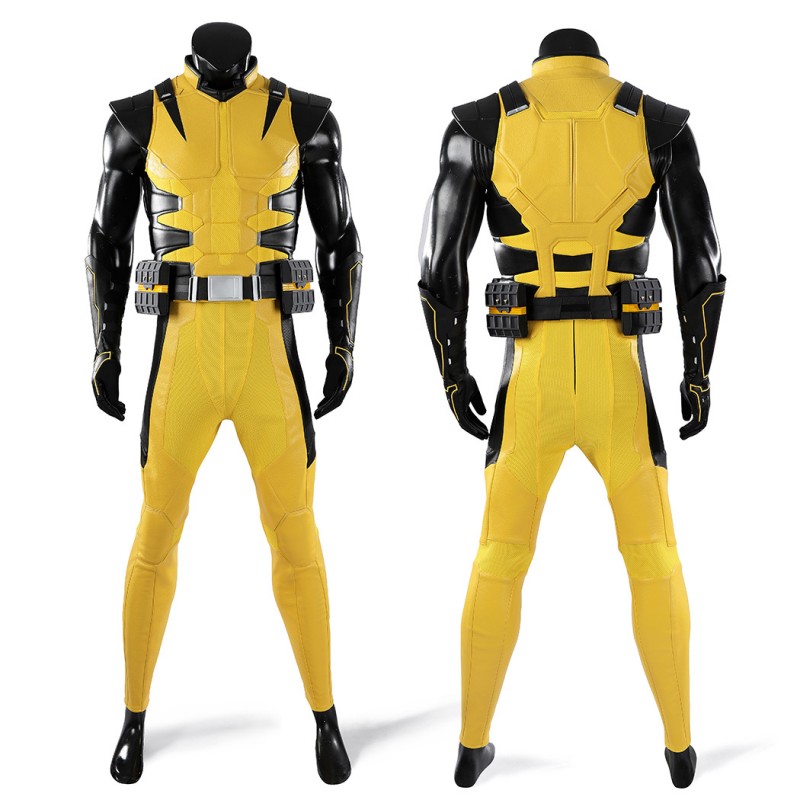 Wolverine Yellow Costume Logan X-Men Classic Cosplay Suit Full Set Adult Outfit