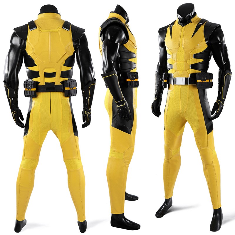 Wolverine Yellow Costume Logan X-Men Classic Cosplay Suit Full Set Adult Outfit
