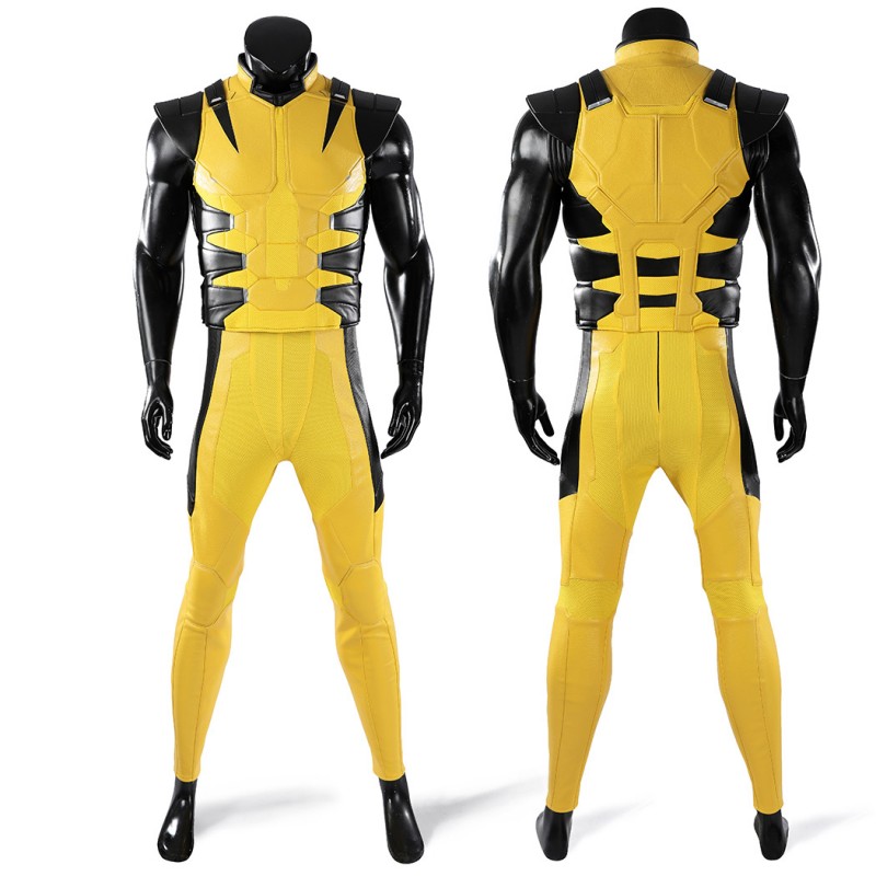 Wolverine Yellow Costume Logan X-Men Classic Cosplay Suit Full Set Adult Outfit
