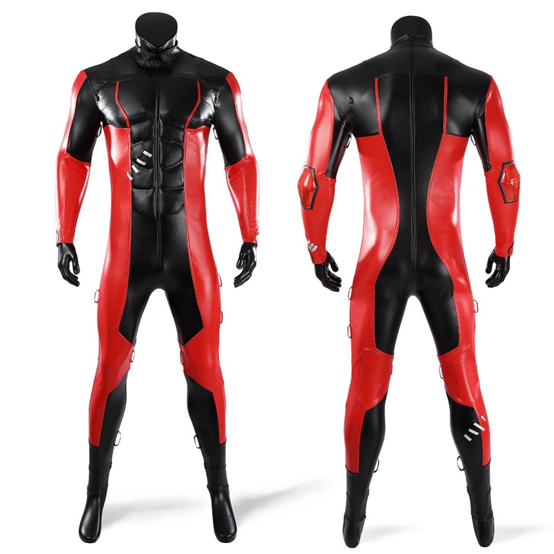 Marvel Rivals Deadpool Cosplay Costume Wade Wilson Suit Superhero Outfit Full Set Adult