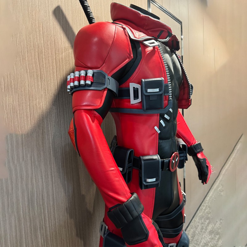 Marvel Rivals Deadpool Cosplay Costume Wade Wilson Suit Superhero Outfit Full Set Adult