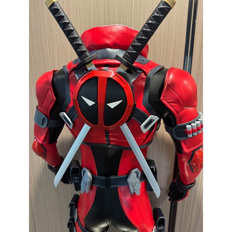 Marvel Rivals Deadpool Cosplay Costume Wade Wilson Suit Superhero Outfit Full Set Adult