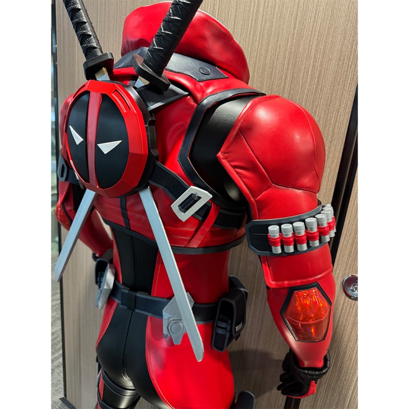 Marvel Rivals Deadpool Cosplay Costume Wade Wilson Suit Superhero Outfit Full Set Adult