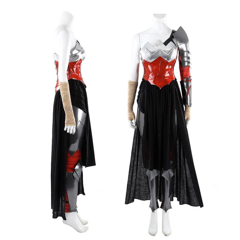 Absolute Girl Costume Black Supervillain Suit for Women