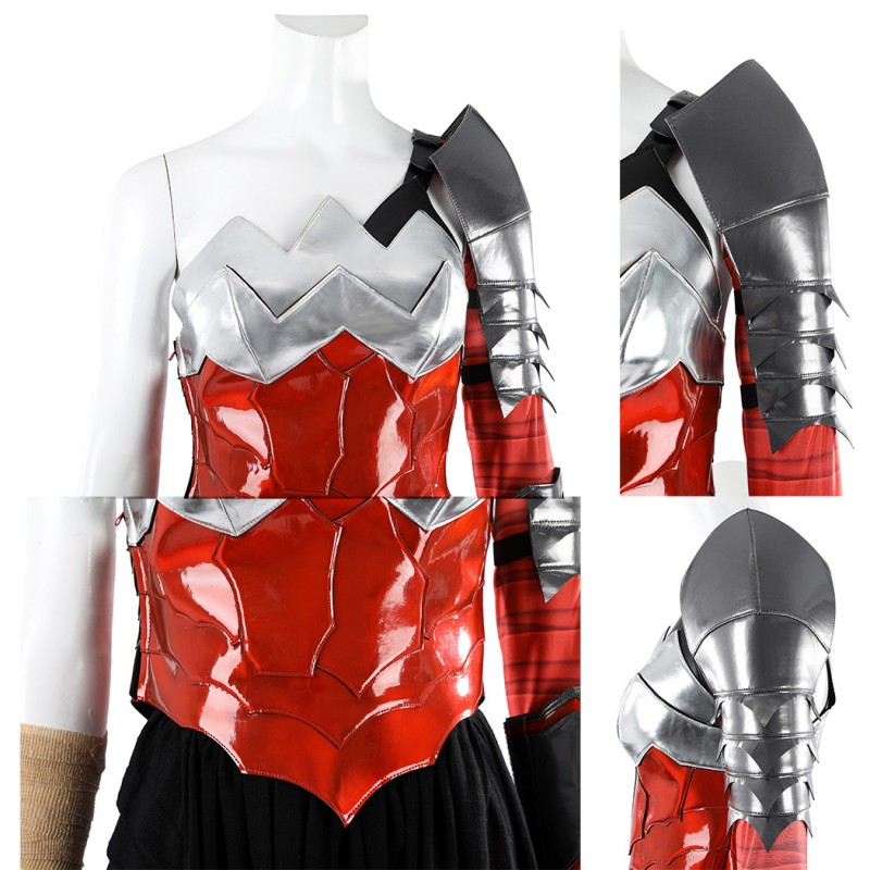Absolute Girl Costume Black Supervillain Suit for Women
