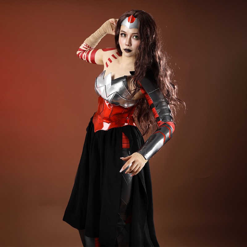 Absolute Girl Costume Black Supervillain Suit for Women