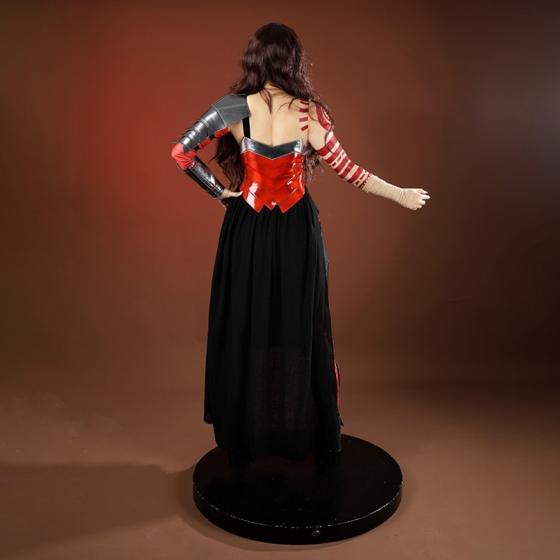Absolute Girl Costume Black Supervillain Suit for Women