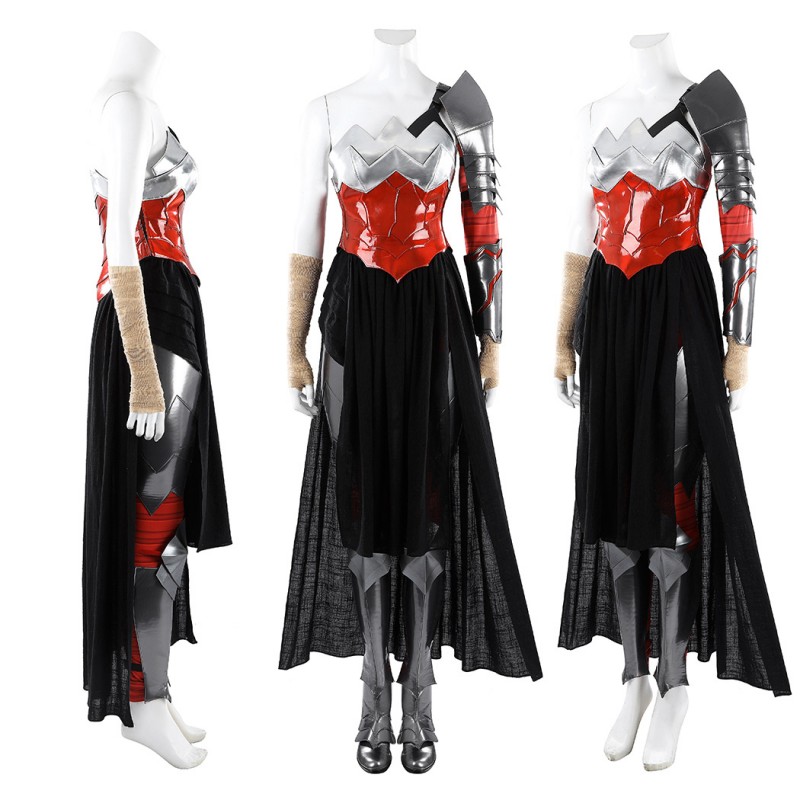 Absolute Girl Costume Black Supervillain Suit for Women