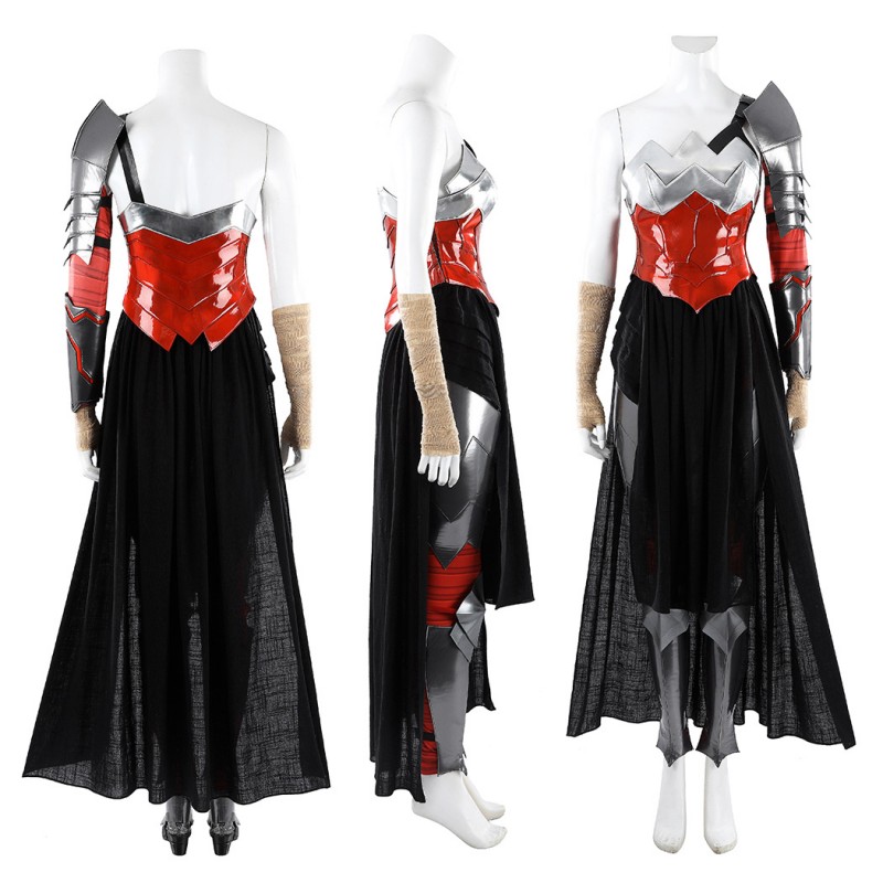 Absolute Girl Costume Black Supervillain Suit for Women