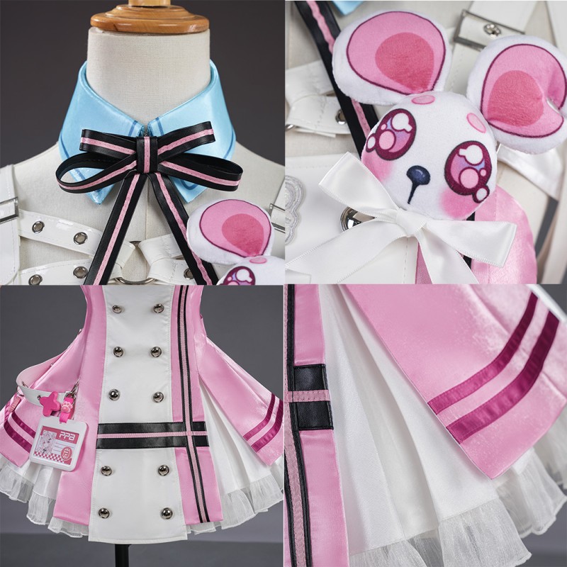 Neverness to Everness Chiz Cosplay Costume Women Outfit Full Set Dress Suit