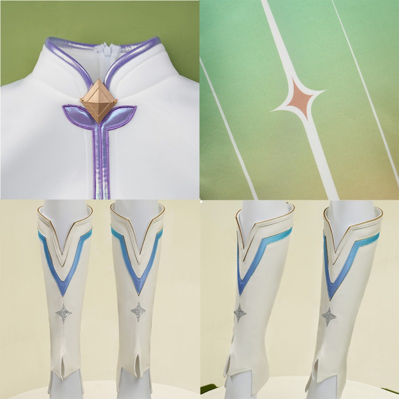 Roco Kingdom Iris Cosplay Costume Women Suit Game Outfit Full Set