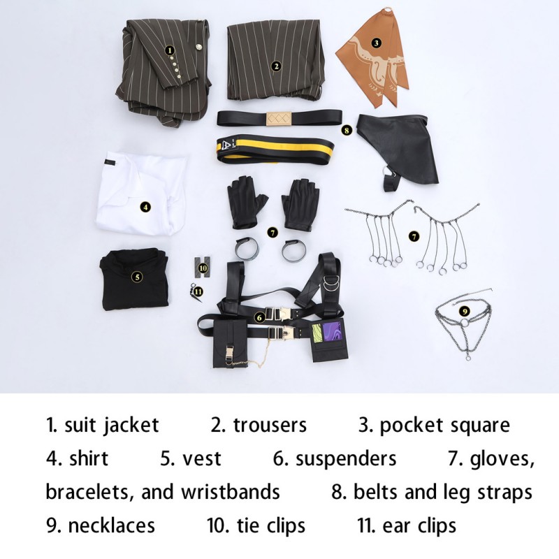 Arknights Bellone Cosplay Costume for Men Game Suit