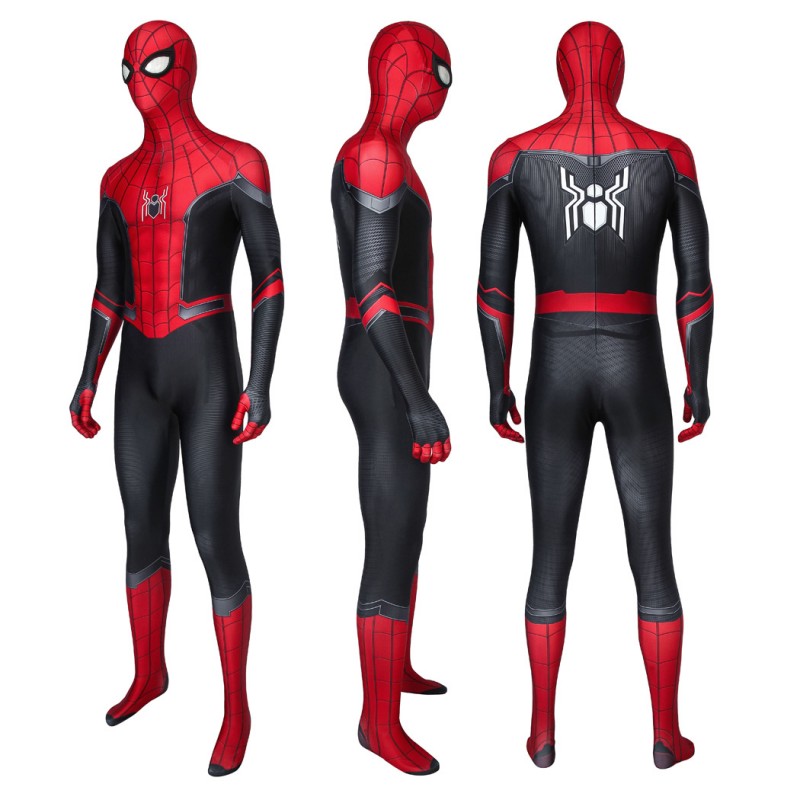 Peter Parker Jumpsuit Cosplay Costume Spider-Man Far From Home Printed Suit for Men