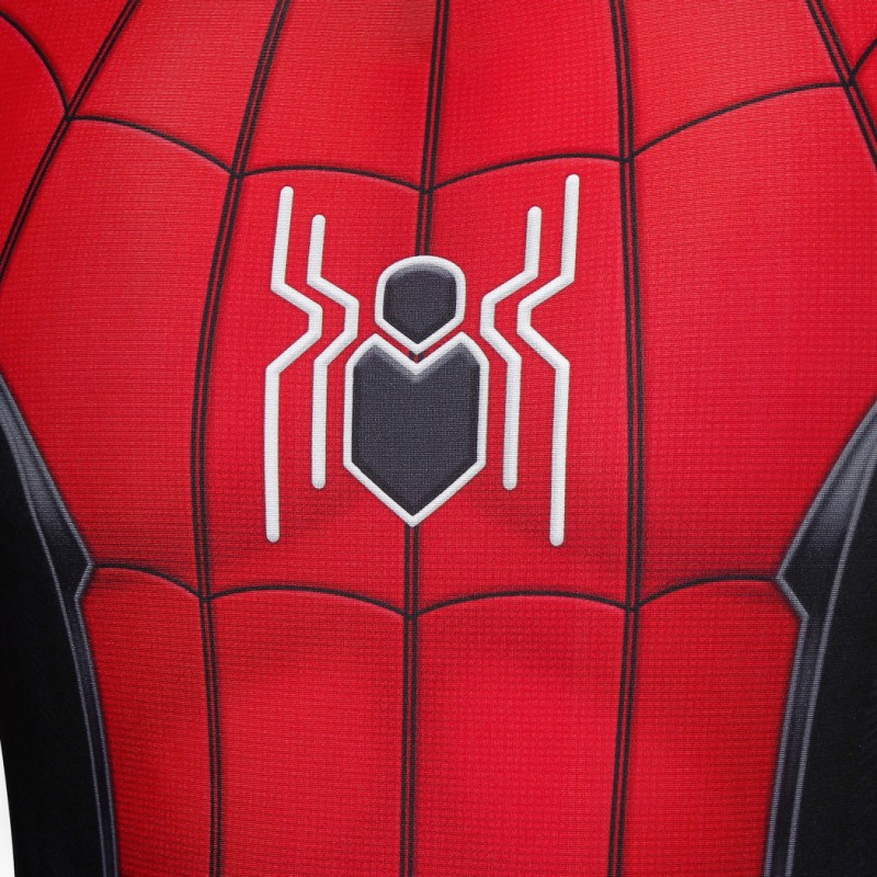 Peter Parker Jumpsuit Cosplay Costume Spider-Man Far From Home Printed Suit for Men