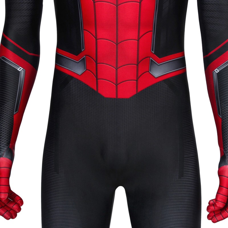 Peter Parker Jumpsuit Cosplay Costume Spider-Man Far From Home Printed Suit for Men