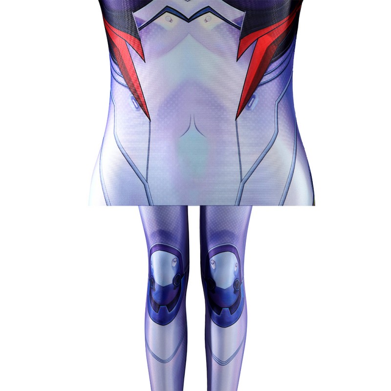 Marvel Rivals Peni Parker Cosplay Costume Women Printed Jumpsuit Bodysuit Halloween Outfit