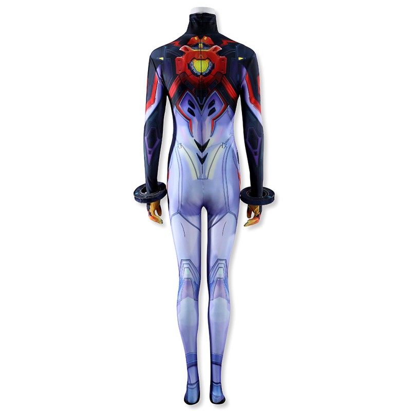 Marvel Rivals Peni Parker Cosplay Costume Women Printed Jumpsuit Bodysuit Halloween Outfit