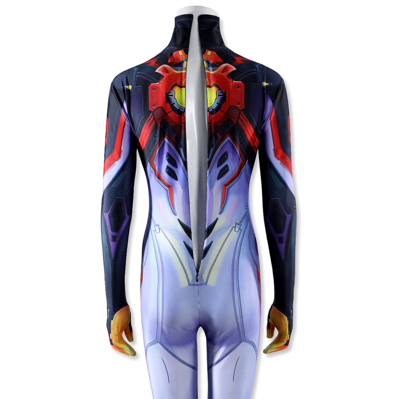 Marvel Rivals Peni Parker Cosplay Costume Women Printed Jumpsuit Bodysuit Halloween Outfit