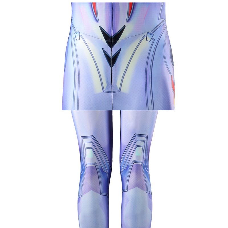 Marvel Rivals Peni Parker Cosplay Costume Women Printed Jumpsuit Bodysuit Halloween Outfit