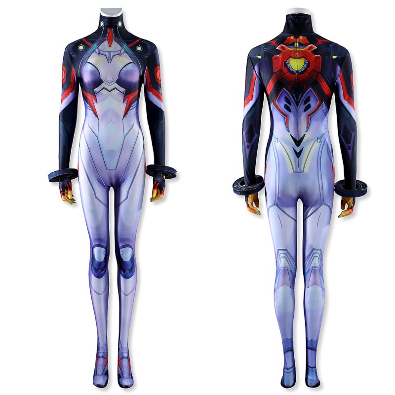 Marvel Rivals Peni Parker Cosplay Costume Women Printed Jumpsuit Bodysuit Halloween Outfit