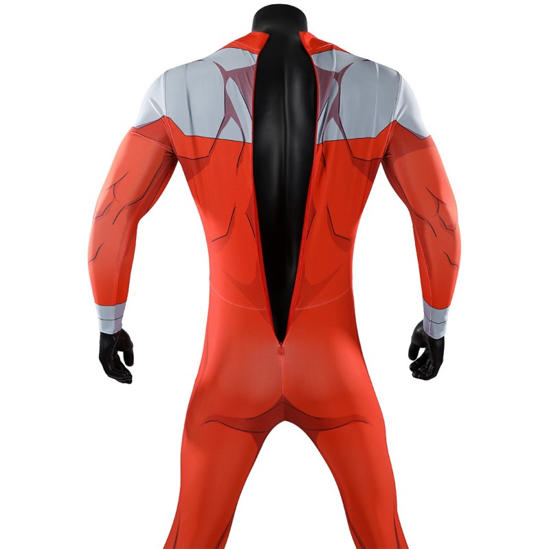 Invincible Thragg Cosplay Costume Printed Jumpsuit Viltrumite Superhero Suit Full Set Adult