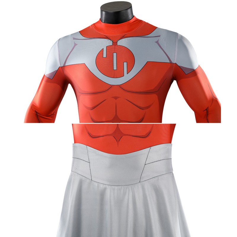 Invincible Thragg Cosplay Costume Printed Jumpsuit Viltrumite Superhero Suit Full Set Adult