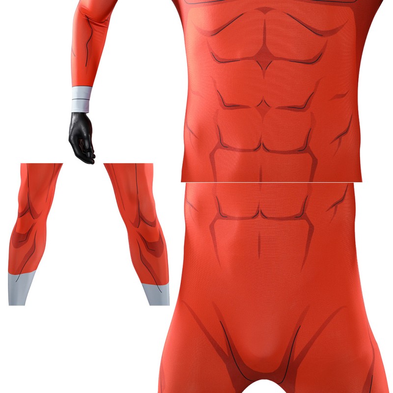 Invincible Thragg Cosplay Costume Printed Jumpsuit Viltrumite Superhero Suit Full Set Adult