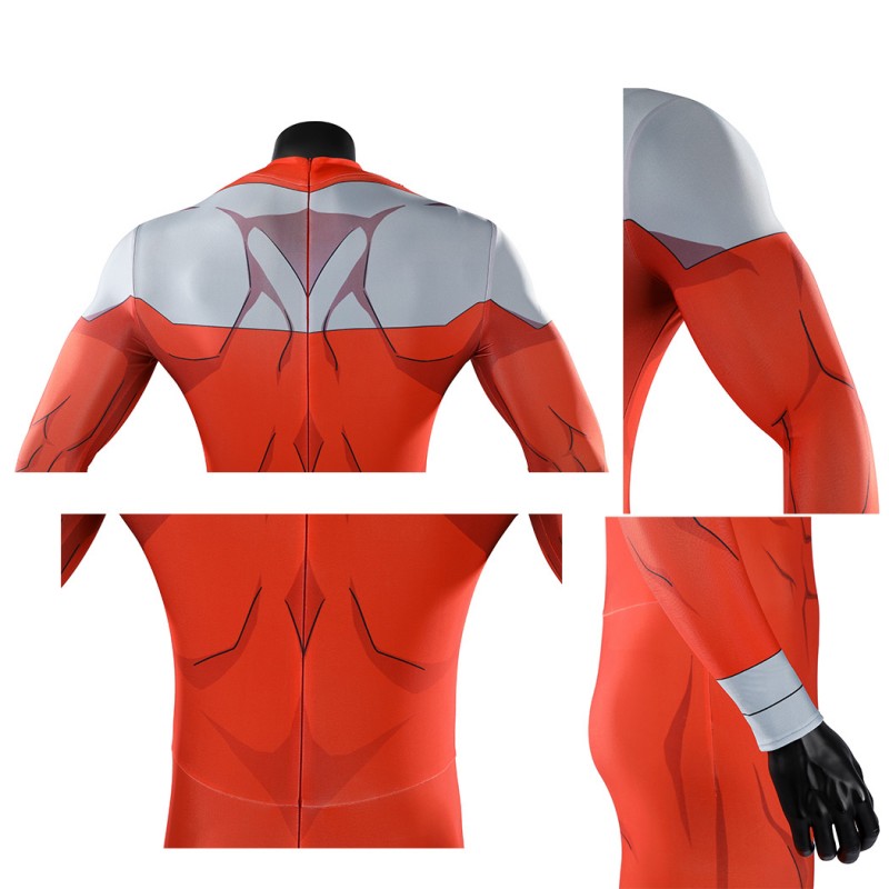 Invincible Thragg Cosplay Costume Printed Jumpsuit Viltrumite Superhero Suit Full Set Adult