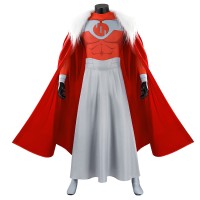 Invincible Thragg Cosplay Costume Printed Jumpsuit Viltrumite Superhero Suit Full Set Adult