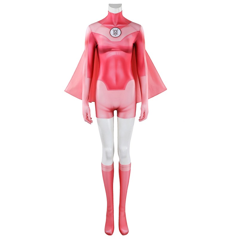Atom Eve Suit Invincible Cosplay Costume Printed Bodysuit Outfit for Women