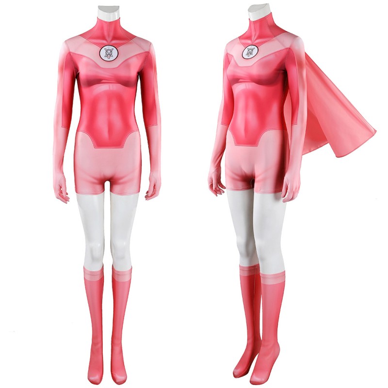 Atom Eve Suit Invincible Cosplay Costume Printed Bodysuit Outfit for Women
