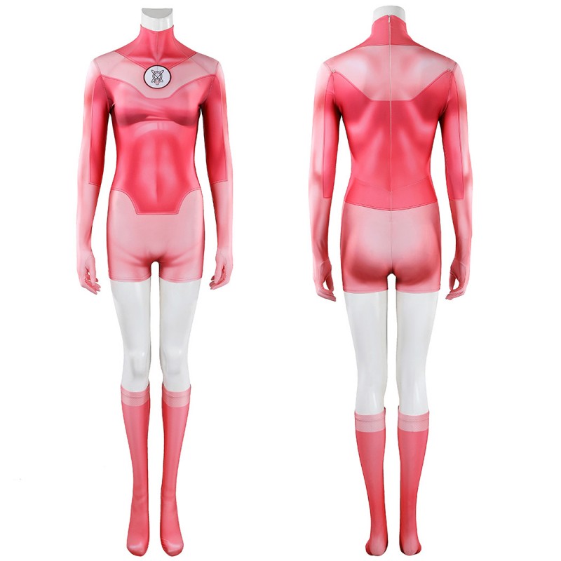 Atom Eve Suit Invincible Cosplay Costume Printed Bodysuit Outfit for Women