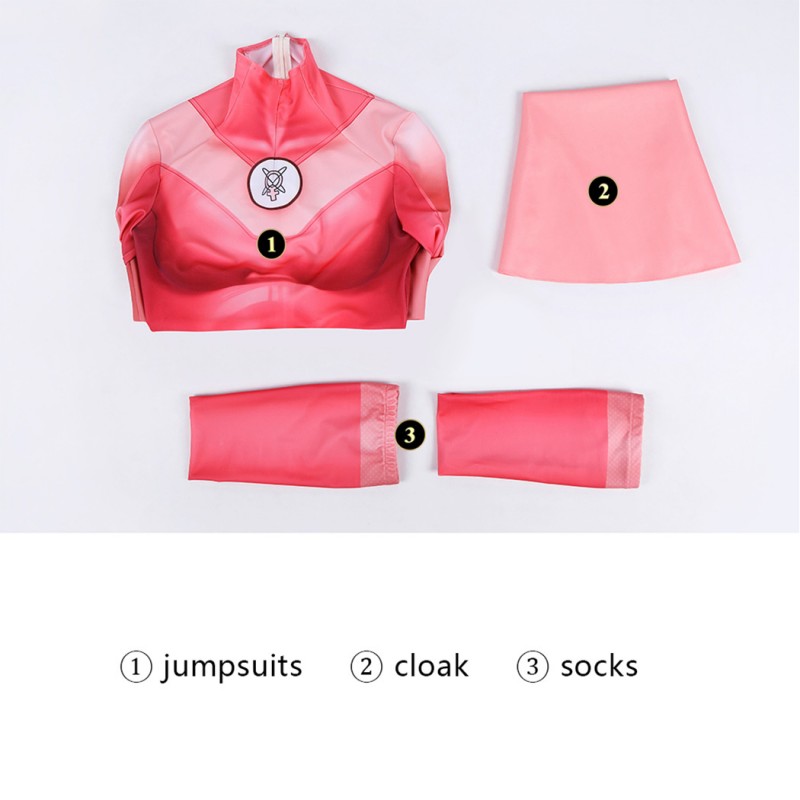 Atom Eve Suit Invincible Cosplay Costume Printed Bodysuit Outfit for Women