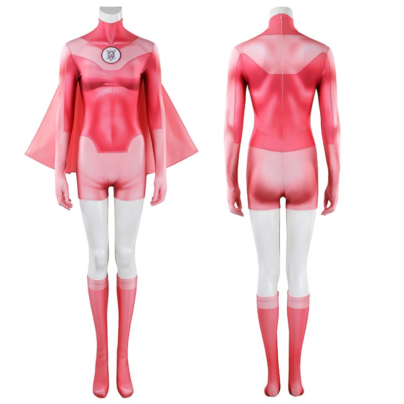 Atom Eve Suit Invincible Cosplay Costume Printed Bodysuit Outfit for Women