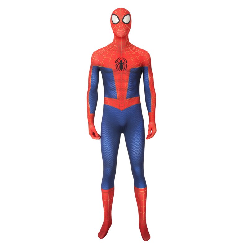 Peter Parker Jumpsuit Spider-Man Into the Spider-Verse Cosplay Suit
